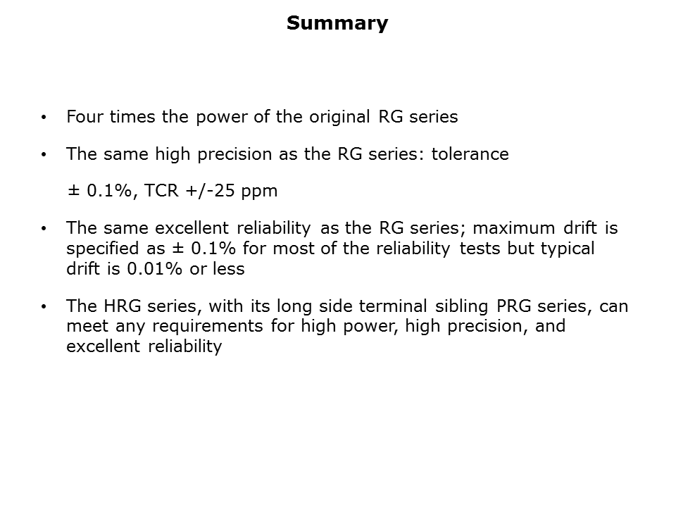 High Power Chip Resistor HRG Series Slide 14