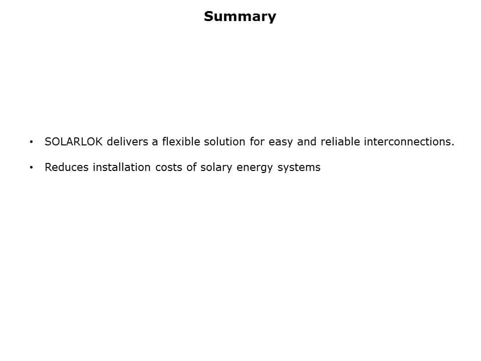 Solar Energy and SOLARLOK Slide 17