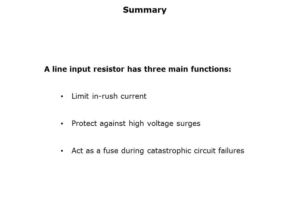 On-Line Input Resistors Slide 16