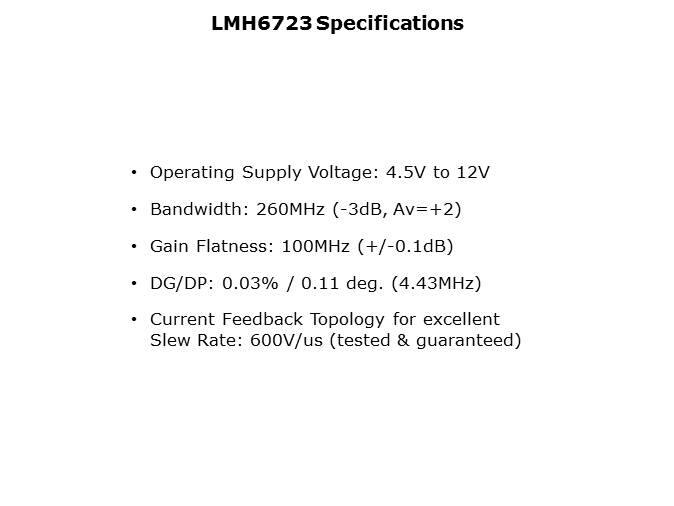High Speed Amplifiers for Video Applications Part 2 Slide 4