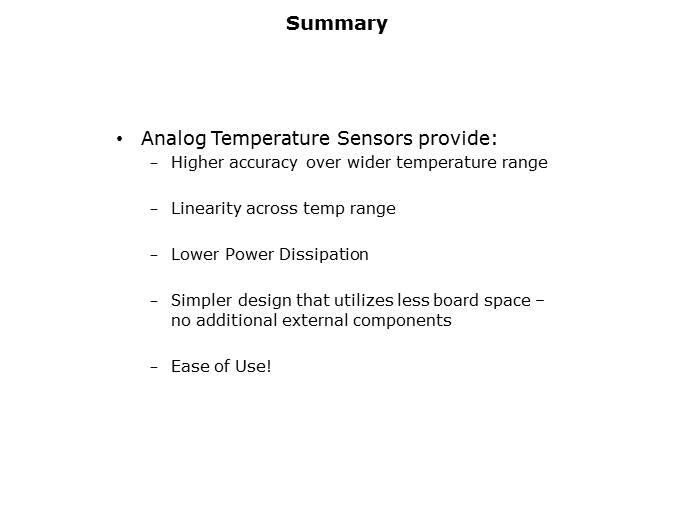 Sensors LMT Temp Sensors Slide 9