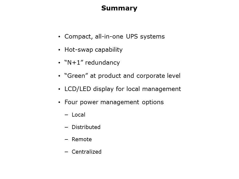 SmartOnline Single-Phase UPS Systems Slide 25