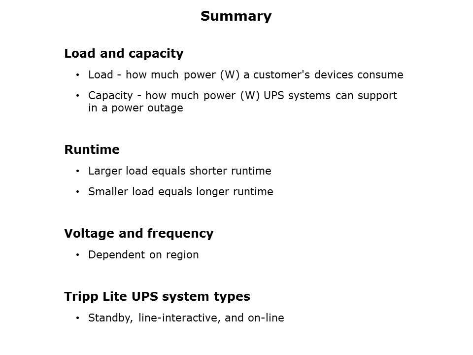 How to Select a UPS System Slide 19