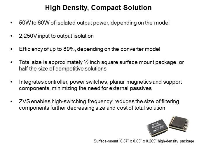 Image of Vicor PI31xx Series of ZVS Isolated DC/DC Converters - Slide3