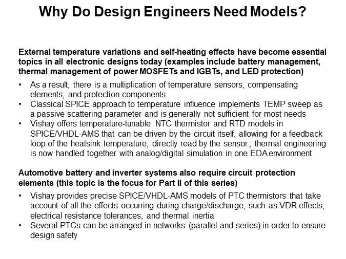 Why Do Design Engineers Need Models?