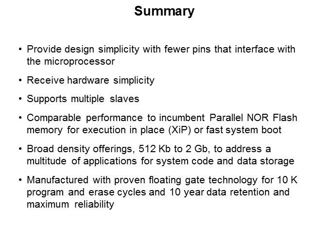 Winbond Electronics Serial Flash Memory Part 1: SPI Interface Slide 12