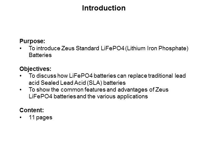 Zeus Standard LiFePO4 Batteries - Slide1
