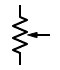 Image of Variable Resistor schematic symbol