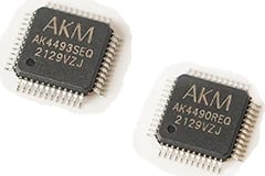 Image of AKM’s AK4493S and AK4490R 32-Bit, 2-Ch Audio D/A Converters