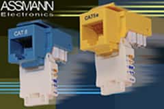 Image of ASSMANN WSW's Cat 5e / Cat 6 Keystone Jacks and Cables
