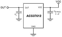 Allegro ACS37612 独立无铁芯差动电流传感器 IC 的图片