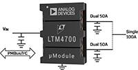 Analog Devices LTM4700 ˫Դ򵥵ԴģѹͼƬ