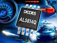 Diodes 的 AL5814Q 可调节线性 LED 驱动器控制器的图片
