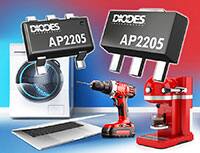 用于噪声敏感工业应用的 Diodes AP2205 LDO 稳压器的图片