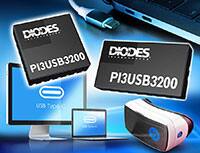 Diodes PI3USB3200 Type-C USB 3.1 Gen 2/USB 2.0 开关的图片