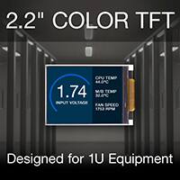 Image of Displaytech's 1U 2.2-inch Color TFT LCD