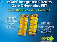 EPC 的 EPC2112 和 EPC2115 eGaN IC 图片
