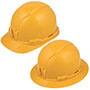 Image of Klein Tools' Yellow Non-Vented Hard Hats