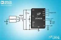 Analog Devices 的 LTC4126 7.5 mA 锂离子电池充电器的图片