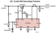 Analog Devices 的 LTC4380 低静态电流浪涌限制器图片
