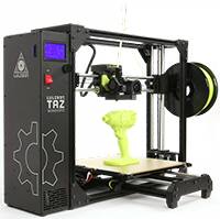 LulzBot TAZ Workhorse 3D 打印机的图片