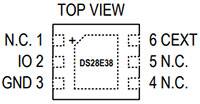 Analog Devices 的 DS28E38 DeepCover® ECDSA 安全认证器图片