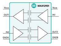 Analog Devices 的 MAX12931BAWE+ 数字隔离器图片