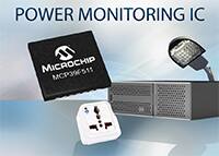 Microchip 的 MCP39F511A AC/DC 双模式功率监视器的图片