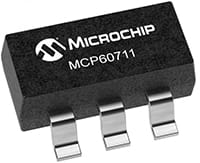 Microchip MCP60711T-E/OT/MCP60711UT-E/LTY/MCP60713T-E/CH 运算放大器的图片