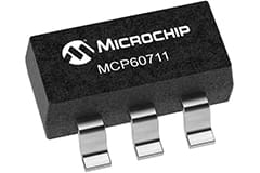 Image of Microchip's MCP60711T-E/OT/MCP60711UT-E/LTY/MCP60713T-E/CH Op Amps