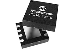 Image of Microchip's PIC16F13145 Microcontroller Family