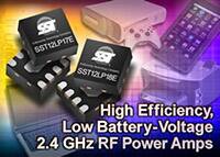 Microchip Technology's SST12LP17E/18E RF Power Amplifiers