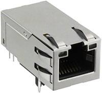 Molex MXMag 单端口 RJ45 磁性插孔的图片