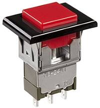 NKK Switches' Series MB2400 Snap-Action Pushbutton Switches