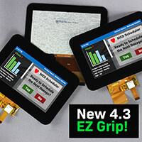 Newhaven Display 4.3" EZ Grip IPS TFT 显示器的图片