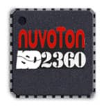 Nuvoton Technology Corporation of America 的 ChipCorder ISD2360