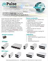 Pulse Electronics, a YAGEO CompanySFP/SFP+ 光通信传单的图片