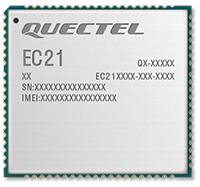 Quectel EC21 LTE Cat 1 模块的图片
