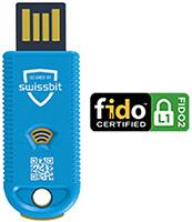 Swissbit 的 iShield FIDO2 USB/NFC 安全密钥图片