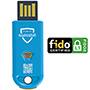 Image of Swissbit's iShield FIDO2 USB/NFC Security Key