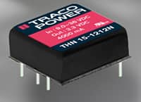 TRACO Power 的 THN 15N 系列封装 PCB 安装 DC/DC 转换器图片