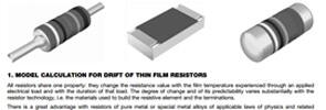 Drift Calculation for Thin Film Resistors