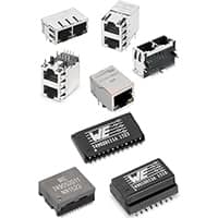 Würth Elektronik’s WE-LAN 变压器和 WE-RJ45 LAN 插孔图片
