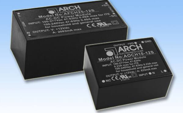 Image of ARCH Electronics' ITE AC/DC Encapsulated Power Converter - Board-Mount