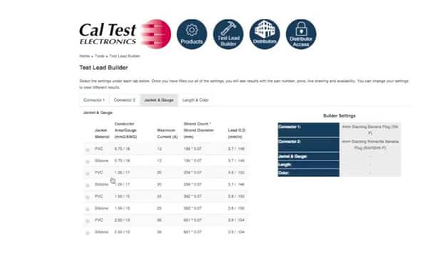 Image of Cal Test Lead Builder