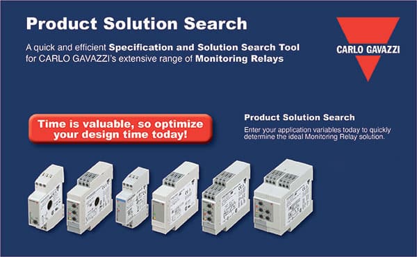 Image of Carlo Gavazzi's Product Solution Search
