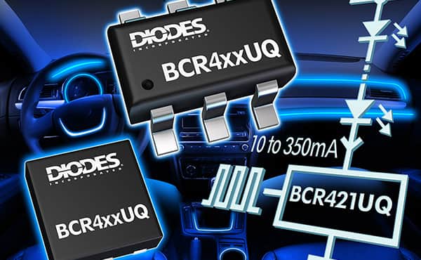 Image of Diodes' BCR40xU LED Drivers