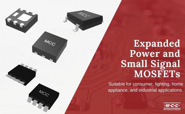 Image of MCC's Expanded Power and Small Signal MOSFETs