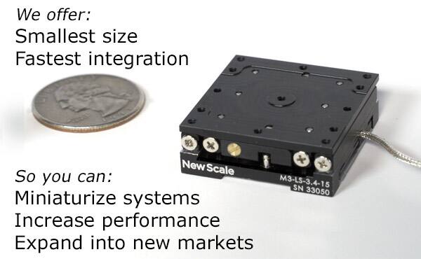Image of New Scale's M3 Smart Stage Advantage