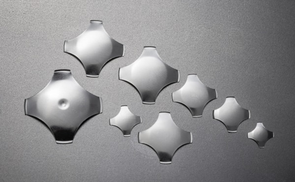 Image of Snaptron's F-Series, Four-Legged Metal Dome Switches